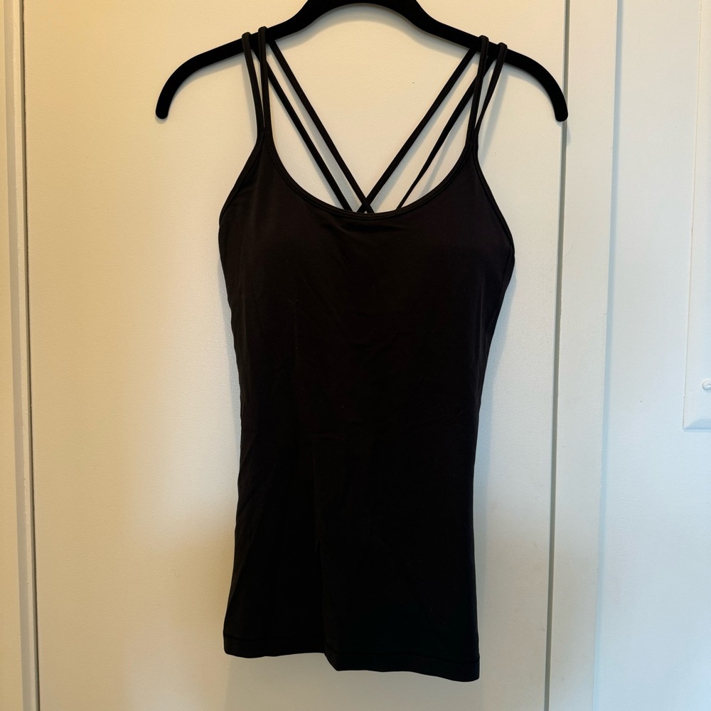 Lululemon cross back black tank